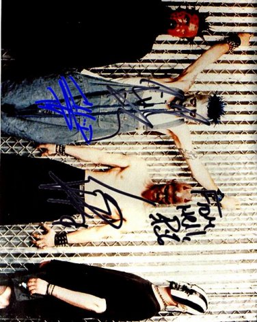 MUDVAYNE Autographed Preprint Signed Photo