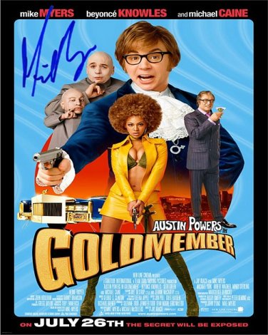 MYERSMIKEposter Autographed Preprint Signed Photo