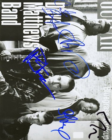 Matthewsdaveposter Autographed Preprint Signed Photo