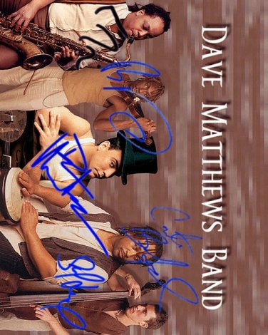 Matthewsdmbx Autographed Preprint Signed Photo