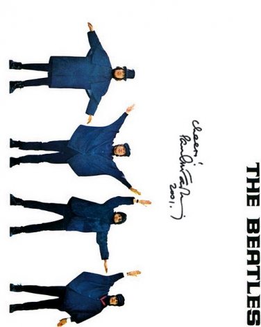 McCarnteybeatles Autographed Preprint Signed Photo