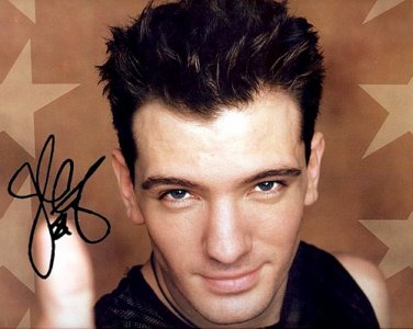 NSYNCJT Autographed Preprint Signed Photo