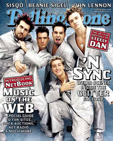 NSYNCRSTONESCOVER Autographed Preprint Signed Photo