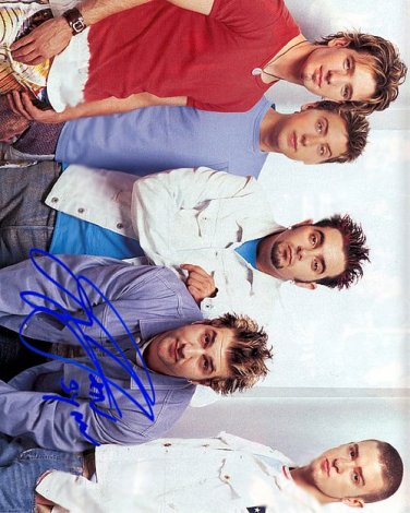 NSYNCchrismag Autographed Preprint Signed Photo