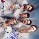 NSYNCfullnew Autographed Preprint Signed Photo