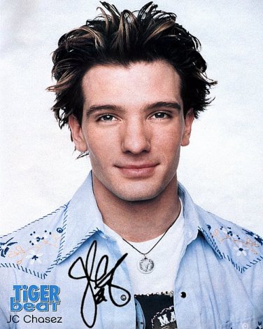 NSYNCjc Autographed Preprint Signed Photo