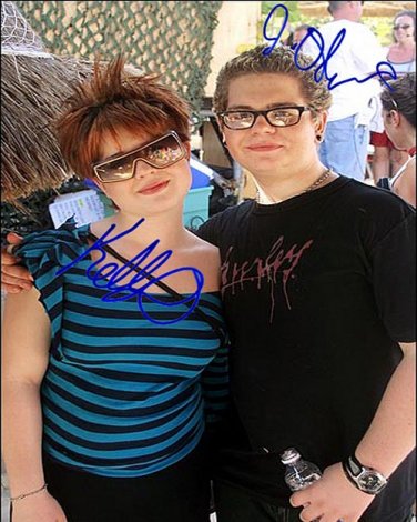 OSBOURNEKELLYwithJack Autographed Preprint Signed Photo