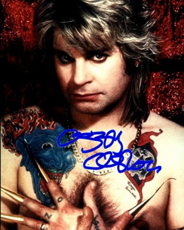 OZZYold Autographed Preprint Signed Photo