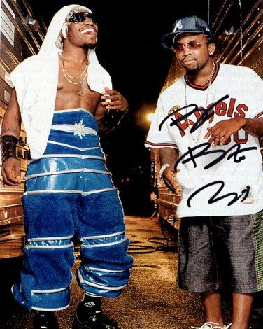 OutkastET Autographed Preprint Signed Photo
