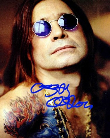 Ozzyc Autographed Preprint Signed Photo