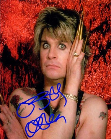 Ozzyf Autographed Preprint Signed Photo