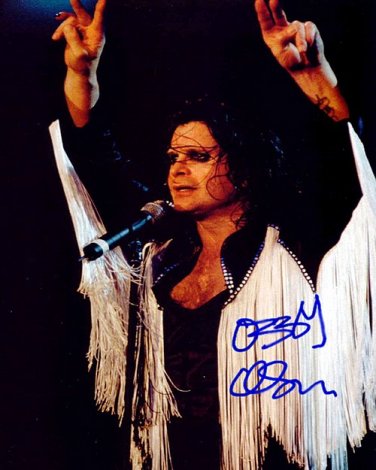 Ozzyh Autographed Preprint Signed Photo