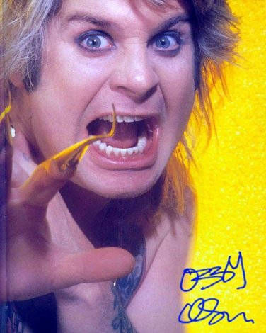 Ozzyi Autographed Preprint Signed Photo