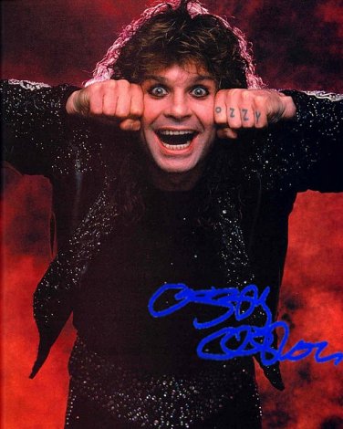Ozzyj Autographed Preprint Signed Photo