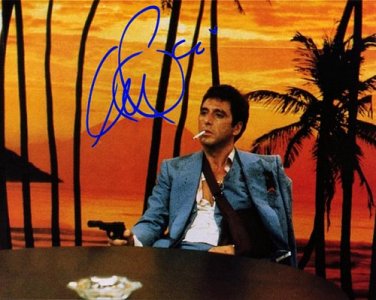 PACINOSCARFACEs Autographed Preprint Signed Photo