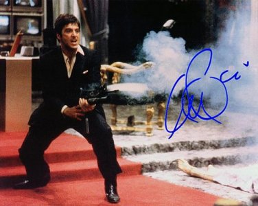PACINOSCARFACEsmoke Autographed Preprint Signed Photo