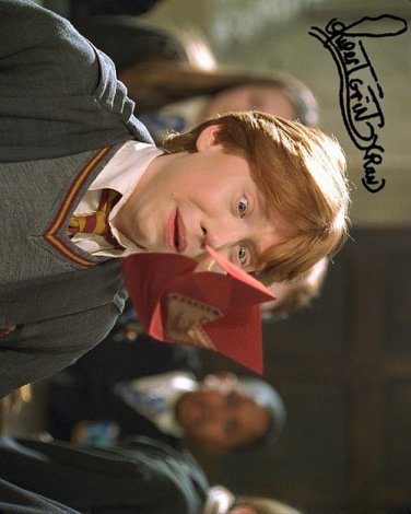POTTERrupertgrint Autographed Preprint Signed Photo