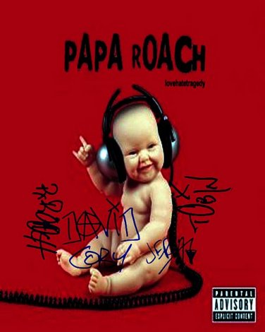 Papa_Roach Autographed Preprint Signed Photo