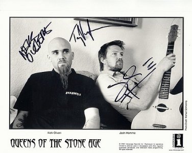 QueensStoneAge Autographed Preprint Signed Photo
