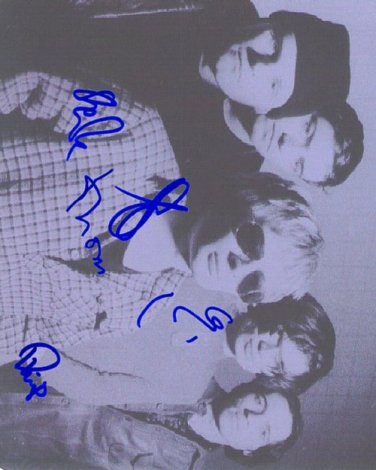 RADIOHEAD Autographed Preprint Signed Photo