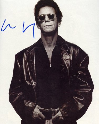 REEDLOUbw Autographed Preprint Signed Photo
