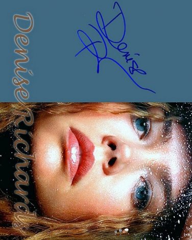 RICHARDSdenise_richards Autographed Preprint Signed Photo