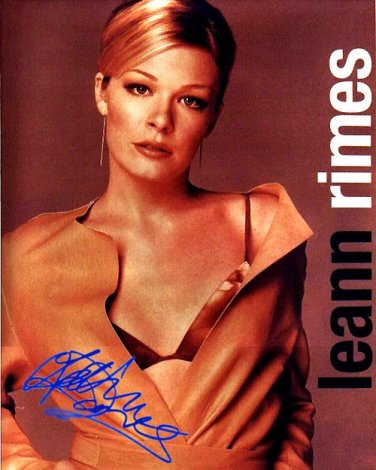 RIMESLEANNnew Autographed Preprint Signed Photo