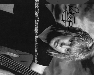 SAVAGERICK Autographed Preprint Signed Photo