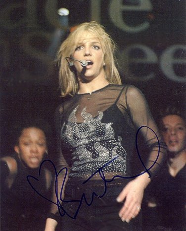 SPEARSBRITNEYlive Autographed Preprint Signed Photo
