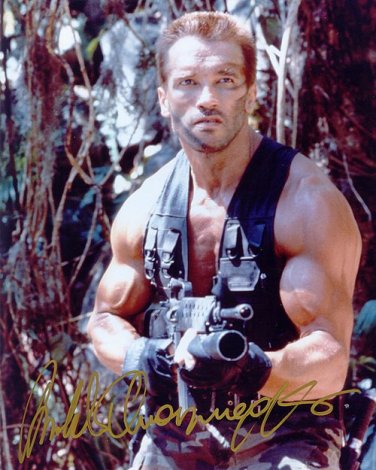 SchwarzenneggerArnold Autographed Preprint Signed Photo