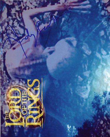 SerkisAndyglow Autographed Preprint Signed Photo