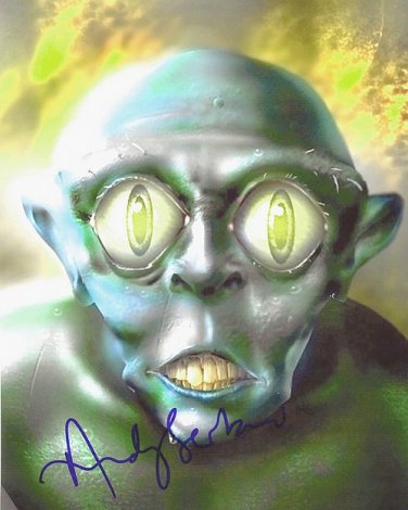 SerkisAndygollum Autographed Preprint Signed Photo