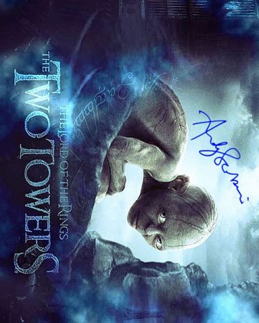 SerkisLOTR Autographed Preprint Signed Photo