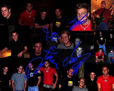 SimplePlanCollage Autographed Preprint Signed Photo