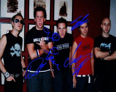 SimplePlanFULLBANDKK Autographed Preprint Signed Photo