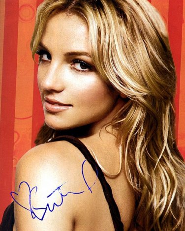 SpearsA Autographed Preprint Signed Photo