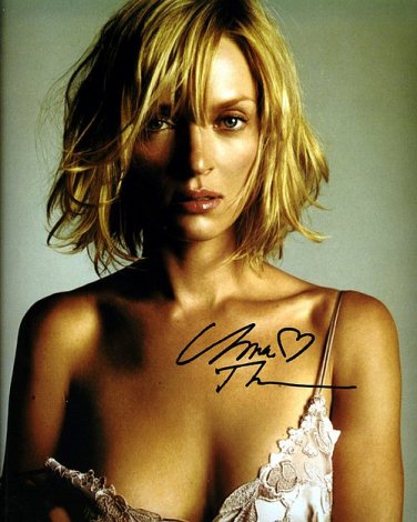 THURMANnipSlip Autographed Preprint Signed Photo