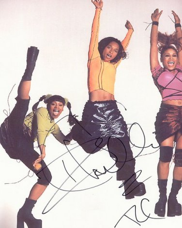 TLC Autographed Preprint Signed Photo
