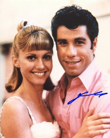TRAVOLTAJgrease Autographed Preprint Signed Photo