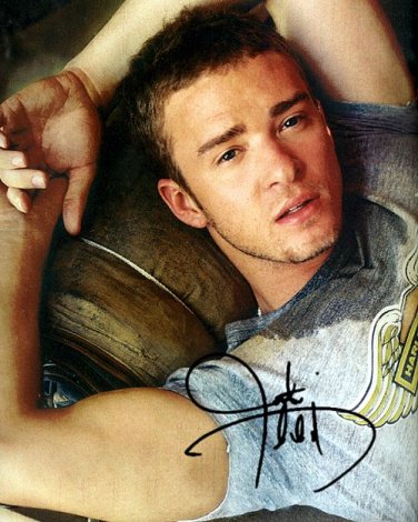 TimberlakeE Autographed Preprint Signed Photo