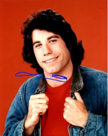 TravoltaJohncotter Autographed Preprint Signed Photo