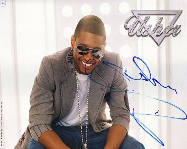 UsherBLING Autographed Preprint Signed Photo
