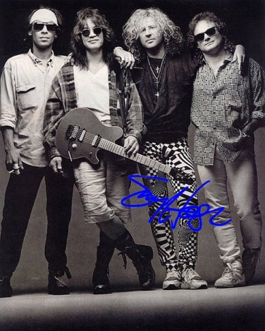 VANHALEN Autographed Preprint Signed Photo