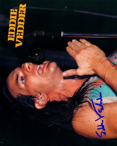 VEDDEReddie Autographed Preprint Signed Photo
