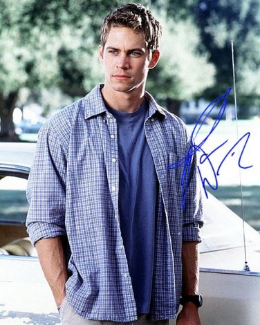 WALKERPAULco Autographed Preprint Signed Photo