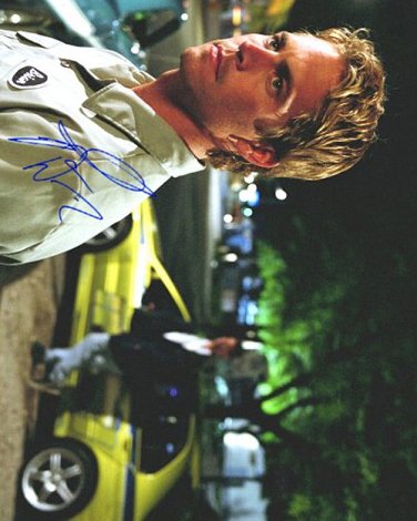 WalkerPaulfast Autographed Preprint Signed Photo