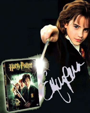 WatsonEmmaB Autographed Preprint Signed Photo