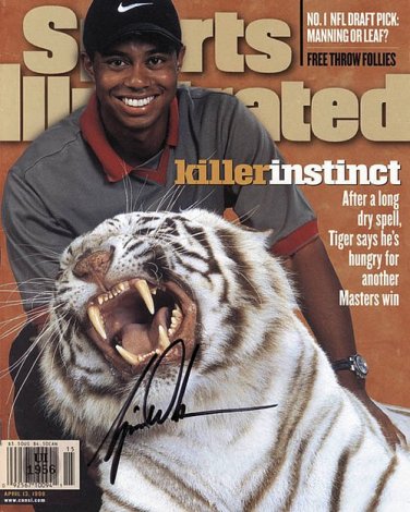 WoodsTiger Autographed Preprint Signed Photo