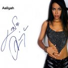 aaliyahPayinWithHair Autographed Preprint Signed Photo