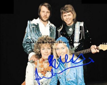 abba_waterloo Autographed Preprint Signed Photo